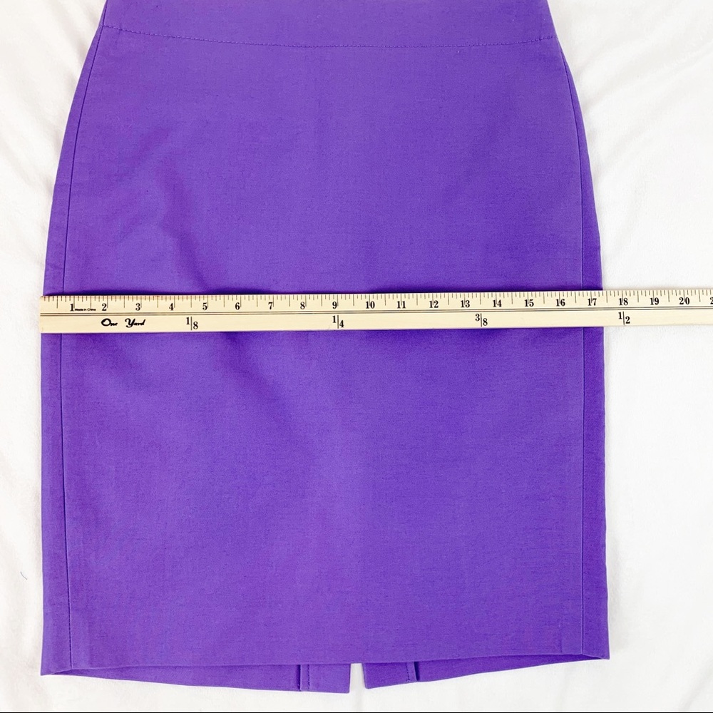 J Crew classic No.2 Pencil skirt in double surge - Picture 3 of 8